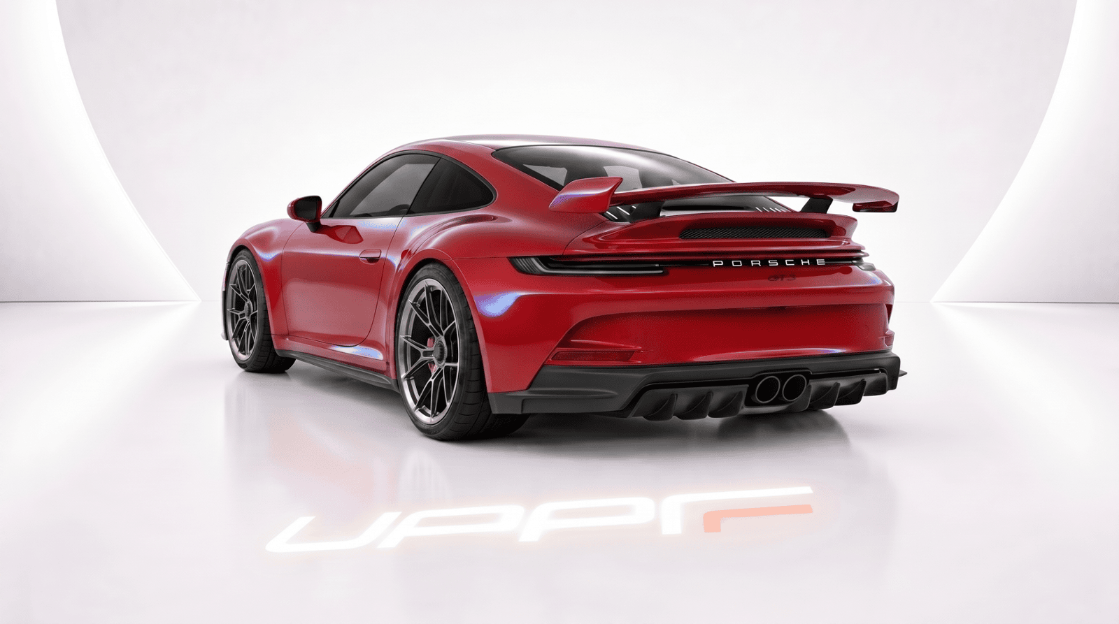 COBIA Sapphire on red car