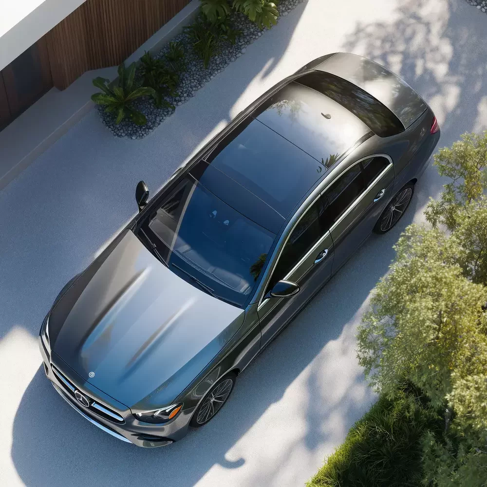 Sunroof PPF on Mercedes