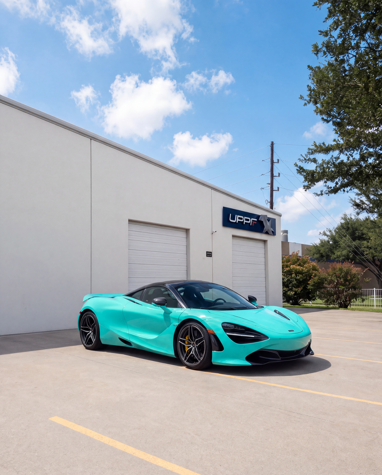 UPPF Cobia color PPF on Porsche — custom color change